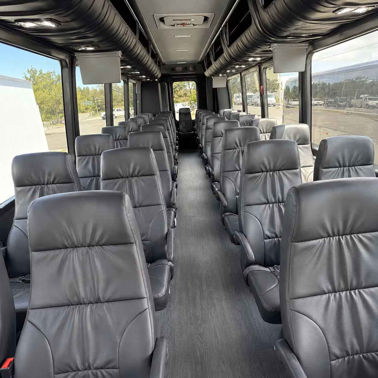 30 passenger minibus inside