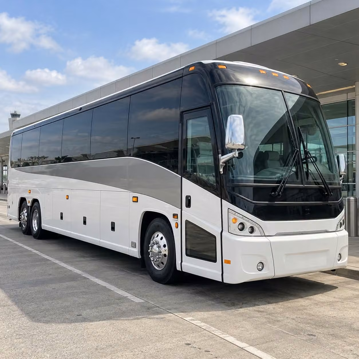el paso 56 passenger charter bus rental