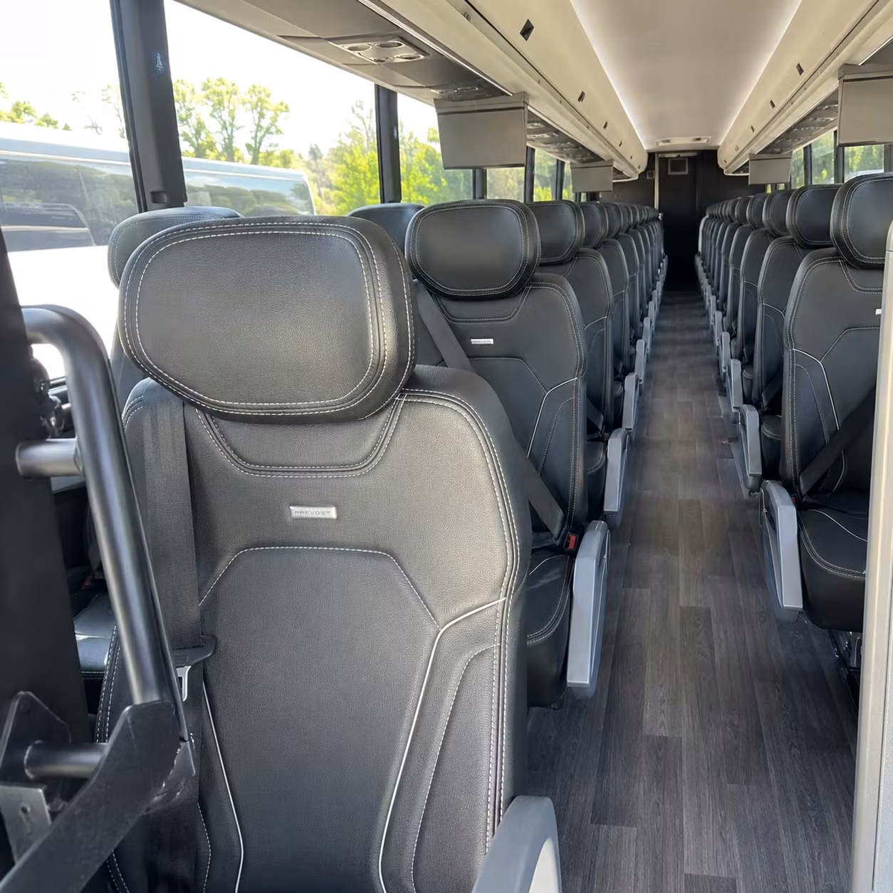 el paso charter bus inside