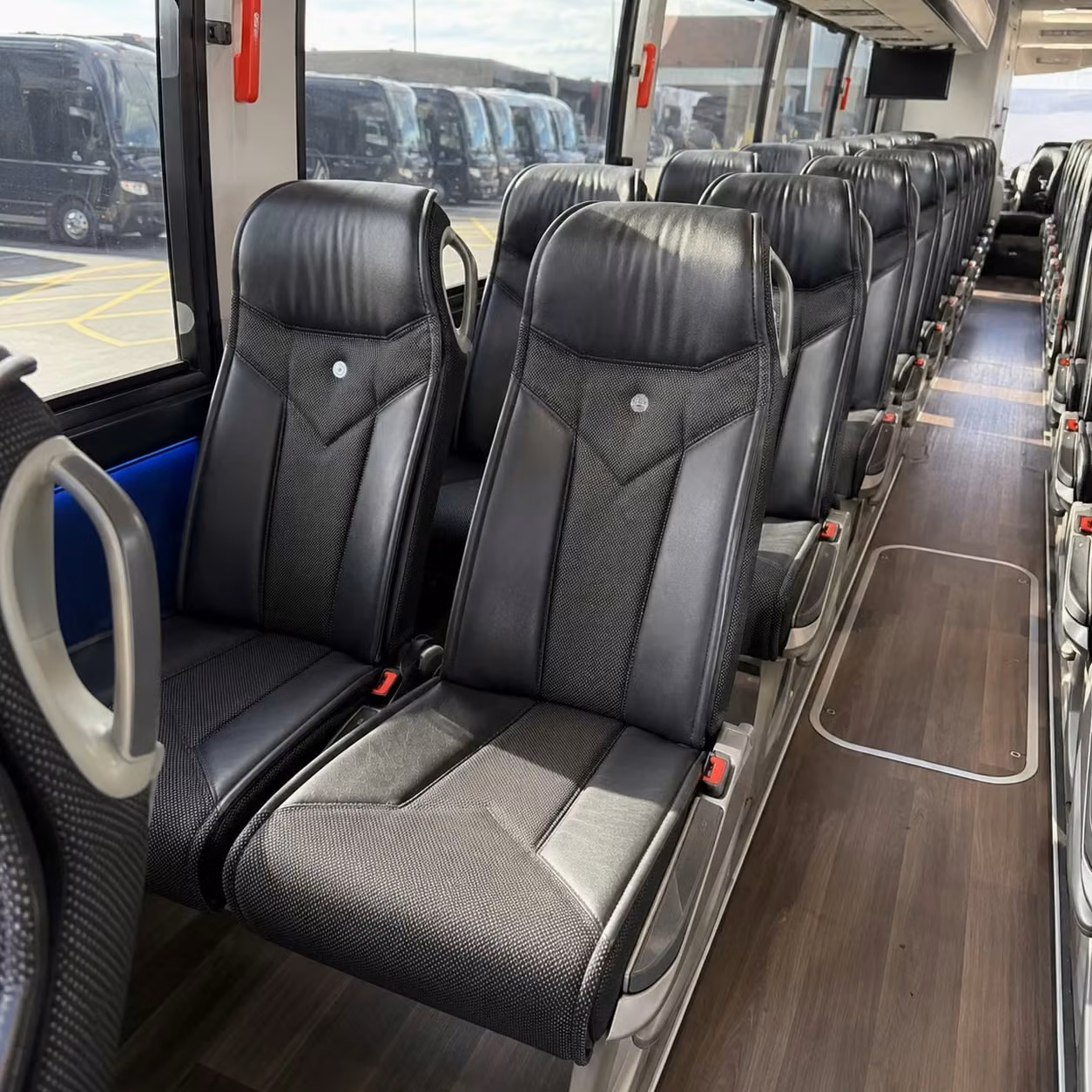 el paso charter bus rental interior